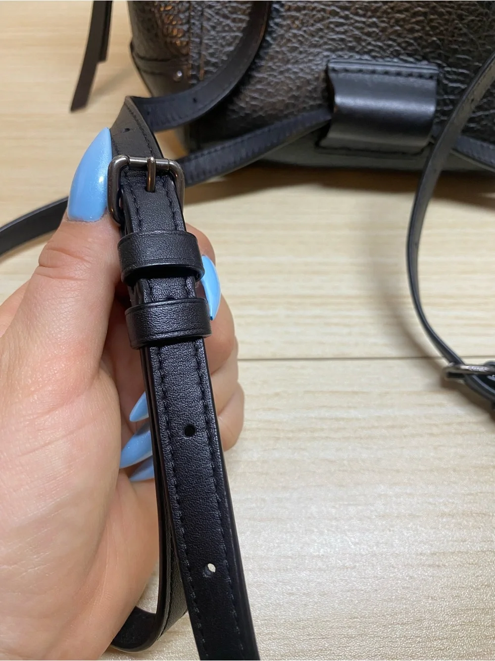 Coach Black Mini Faye Backpack